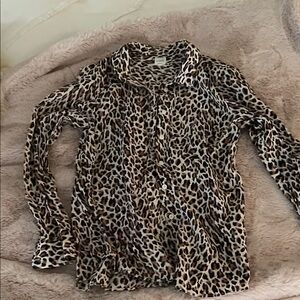 J. Crew Animal Print Shirt
